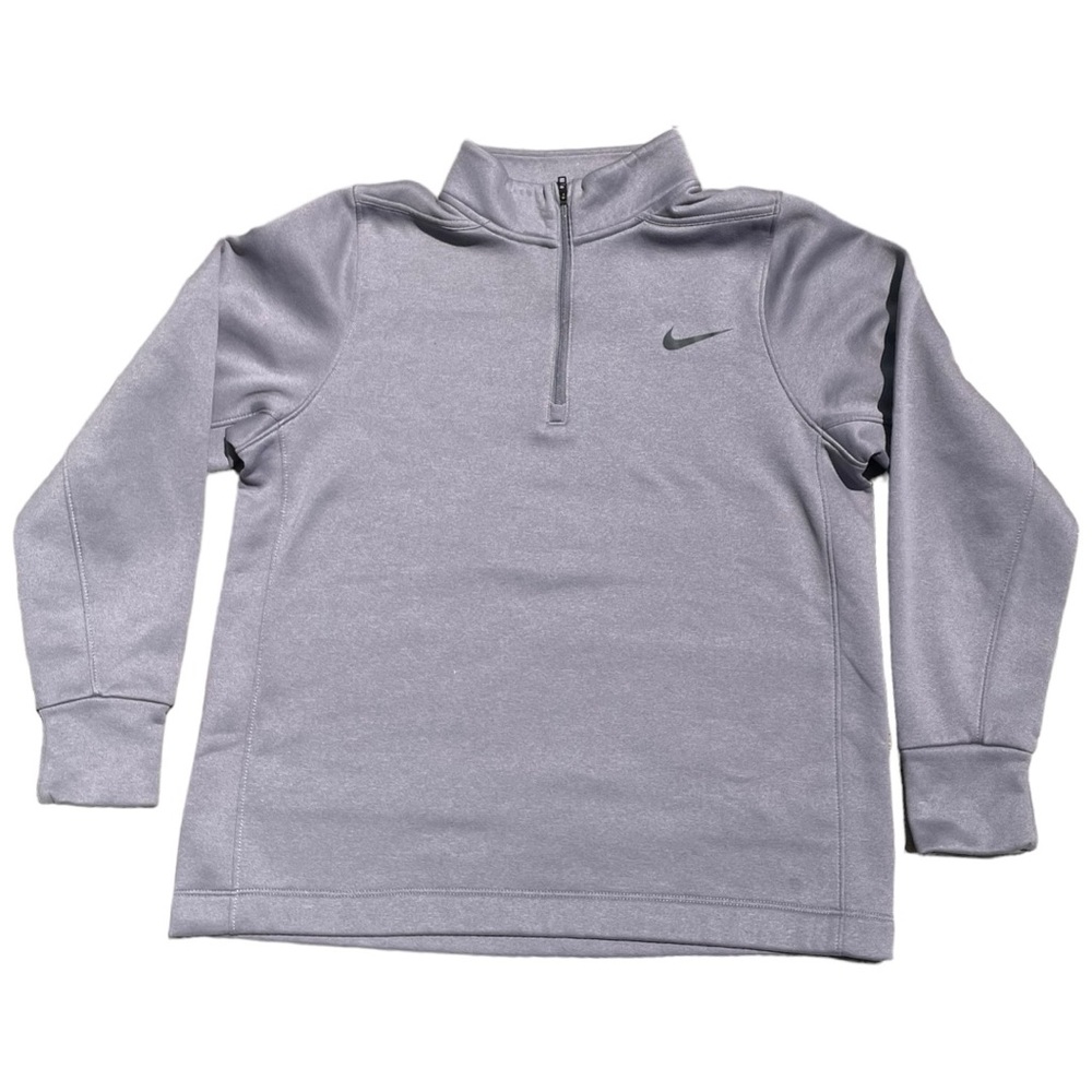 Grey Nike Zip Up Sweater (S)